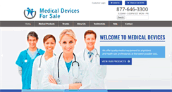 Desktop Screenshot of medicaldevicesforsale.com