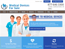 Tablet Screenshot of medicaldevicesforsale.com